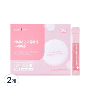 상아제약 캐나다 연어콜라겐 프리미엄 60회분, 60정, 2개