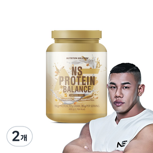 NS 유당제로 프로틴 밸런스 락토프리 단백질쉐이크 곡물맛, 2개, 450g