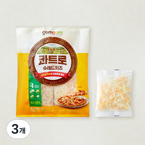 [로켓프레시] 곰곰 콰트로 슈레드치즈