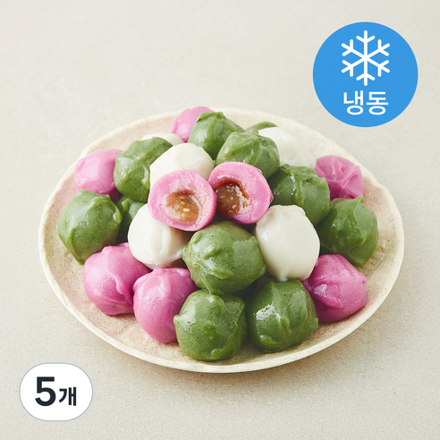 [로켓프레시] 귀정떡방 모둠 꿀떡 (냉동), 500g, 5개, 1개입