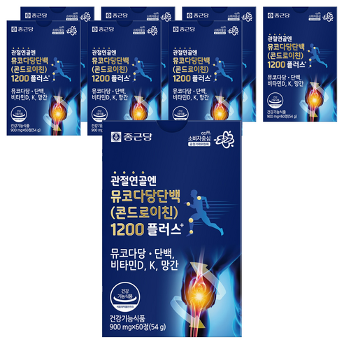 종근당 정품 관절연골엔 뮤코다당단백 콘드로이친 1200 플러스