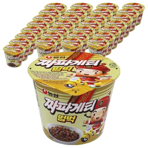 짜파게티 범벅 컵라면 70g