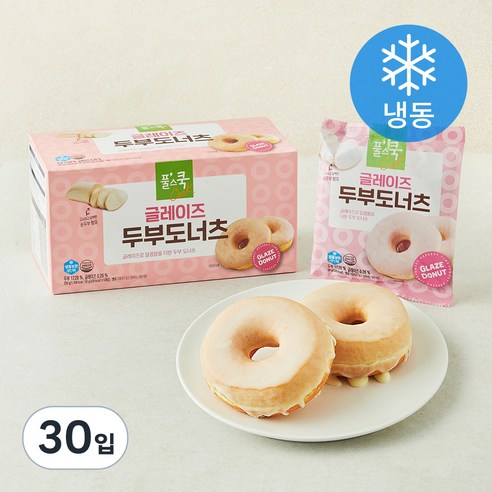 [로켓프레시] 풀스쿡 글레이즈 두부도너츠 (냉동)