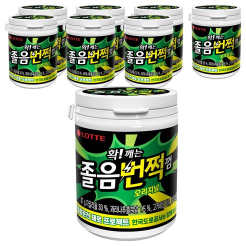 롯데웰푸드 졸음번쩍 껌 오리지널