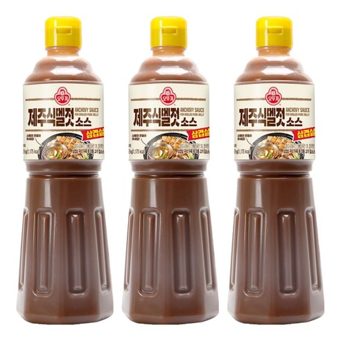 오뚜기 삼겹살 제주식 멜젓 소스