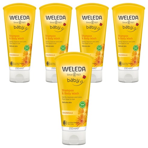 벨레다 카렌듈라 베이비 샴푸 앤 바디워시, 200ml, 5개