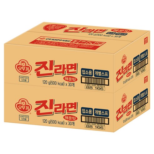 오뚜기 진라면 매운맛 업소용 120g