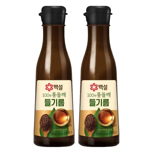 백설 100% 통들깨 들기름