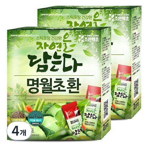 조은약초 명월초환 스틱, 4개, 90g