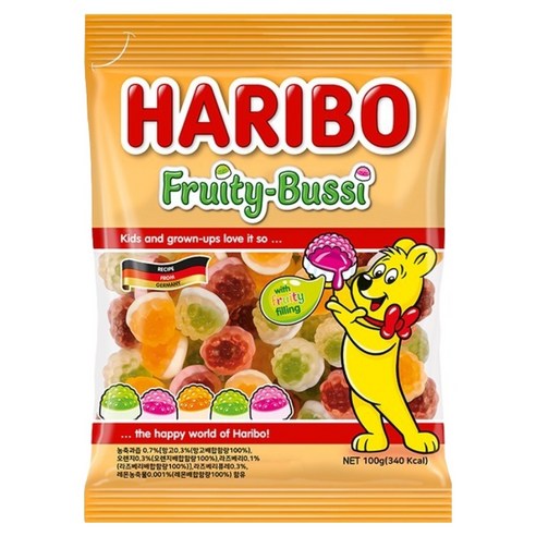 하리보 프리티부시 젤리, 100g, 1개