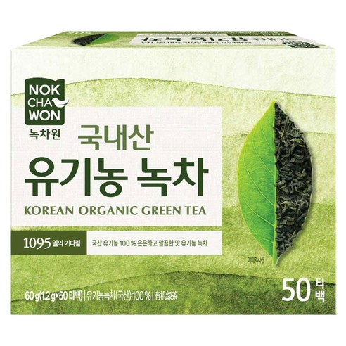 녹차원 유기농 녹차, 1.2g, 50개입, 1개