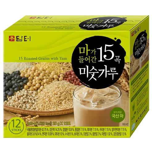 담터 마가 들어간 15곡 미숫가루