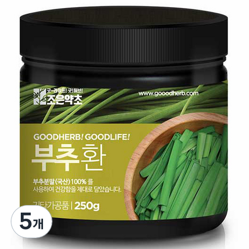 조은약초 프리미엄 부추환, 5개, 250g