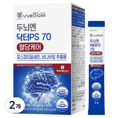 위바이옴 두뇌엔 닥터PS 70 혈당케어 30p