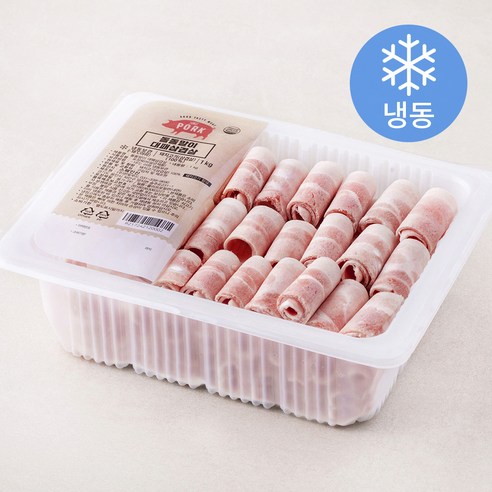 [로켓프레시] 돌돌말이 대패 삼겹살 (냉동)