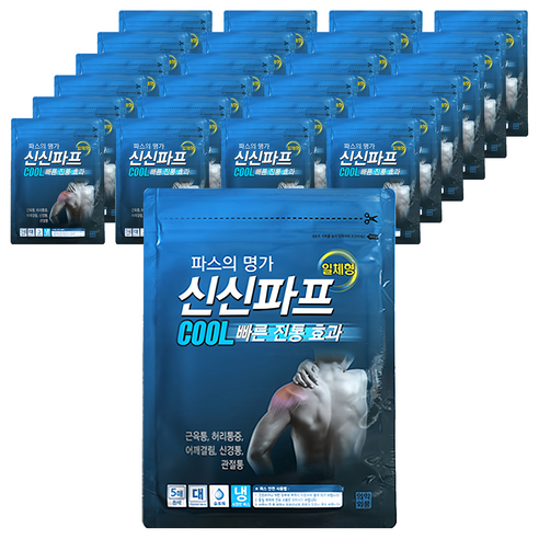 신신파스 신신파프 쿨, 5개입, 25개