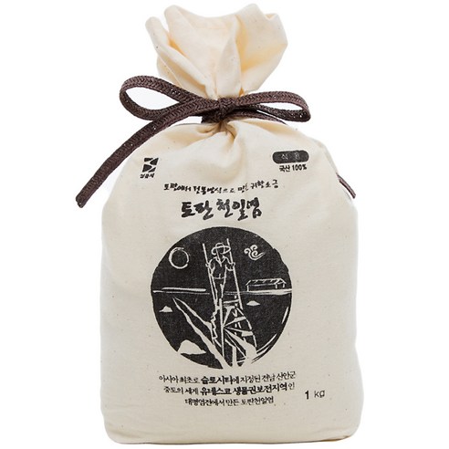 섬들채 토판 천일염, 1kg, 1개