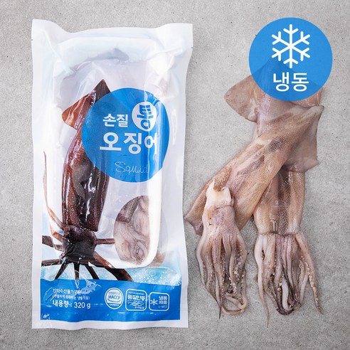 양포어장 손질 통오징어 중 2미 (냉동)