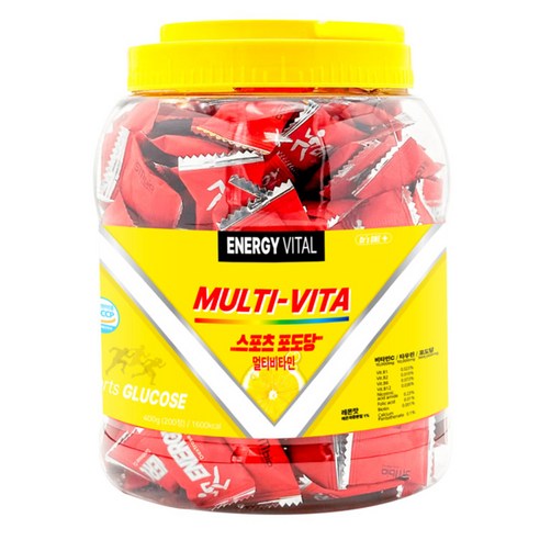 메디영 에너지바이탈 스포츠 포도당 멀티 비타민 200정, 400g, 1개