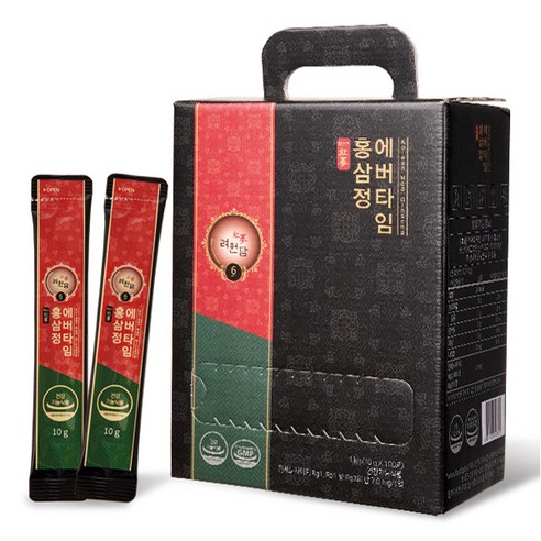 려원담 6년근 홍삼정 에버타임 스틱 100p, 1kg, 1개