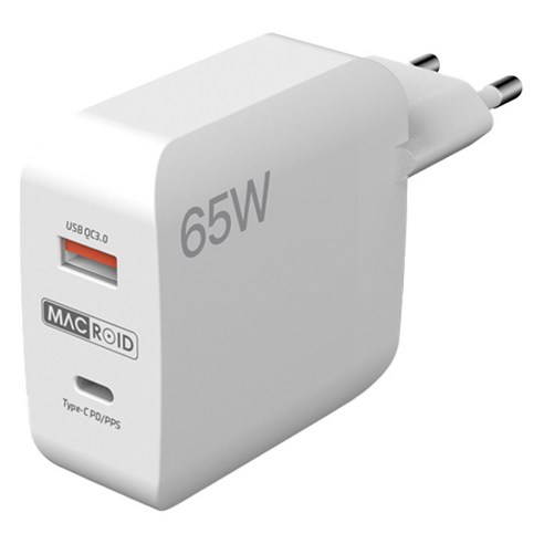 맥로이드 65W PPS 초고속 멀티충전기 V-6500