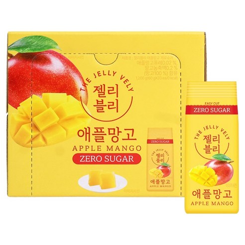젤리블리 제로슈가 젤리 애플망고 20개입