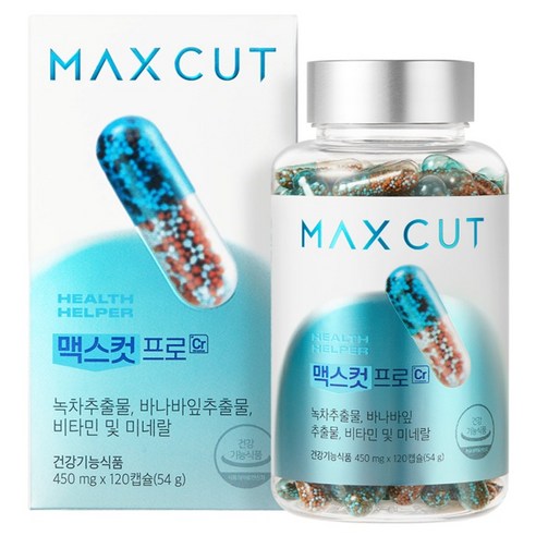 헬스헬퍼 맥스컷 프로 크롬, 120정, 1개
