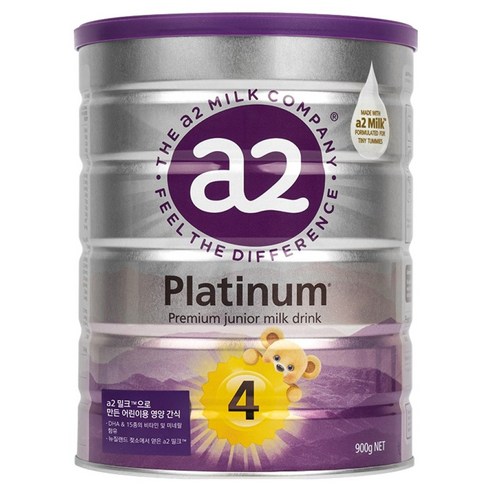 에이투밀크 a2 플래티넘 분유 4단계, 900g, 1개