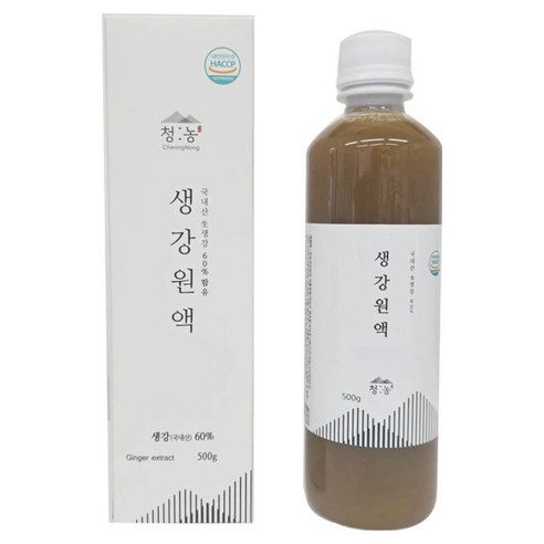 청농 생강원액, 500g, 1개, 1개입