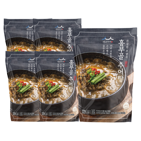 소씨네흥부골남원추어탕, 5개, 500g