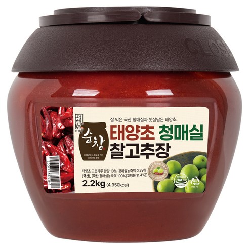 THE해담 순창 청매실 찰고추장, 2.2kg, 1개