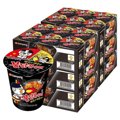 불닭볶음면 소컵 70g, 36개