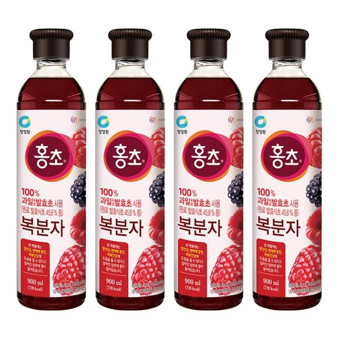 홍초 복분자, 900ml, 4개