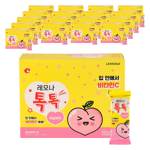 레모나 톡톡 비타민C 100포, 200g, 18개