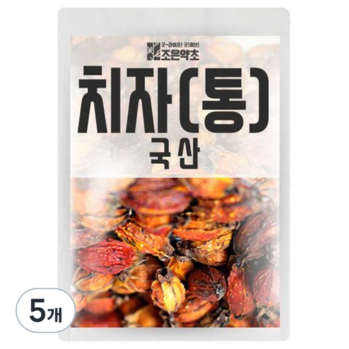 조은 약초 치자 원형, 200g, 5개