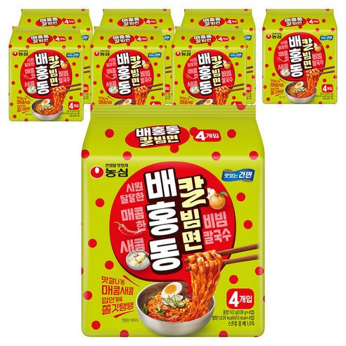 배홍동 칼빔면 128g, 32개