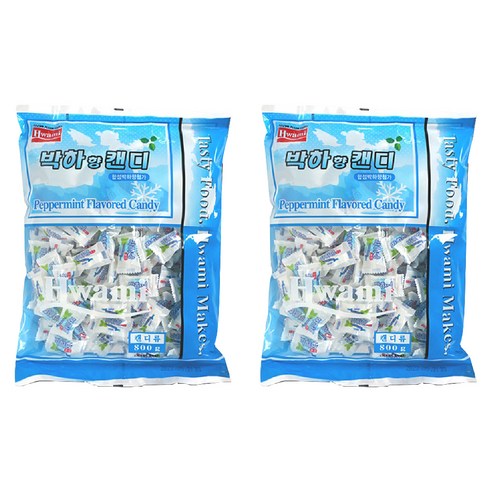 화미 박하향캔디, 800g, 2개