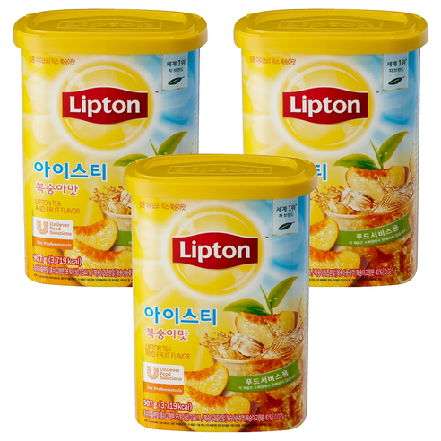 립톤 아이스티 분말 복숭아맛, 907g, 1개입, 3개