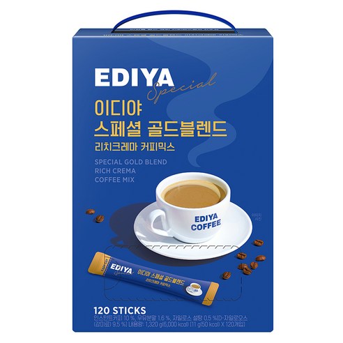 이디야 스페셜 골드블렌드 커피믹스, 11g, 120개입, 1개
