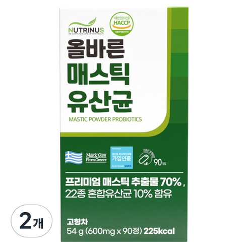 뉴트리너스 올바른 매스틱 유산균