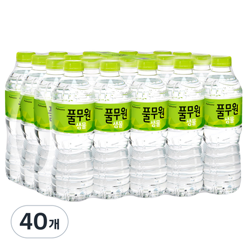 풀무원샘물 생수, 500ml, 40개