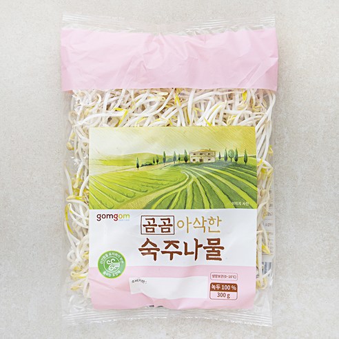 숨이 빨리 죽어 1~2인분 볶음밥에 마지막 식감과 수분감을 더하기 좋은 숙주나물입니다. - 1