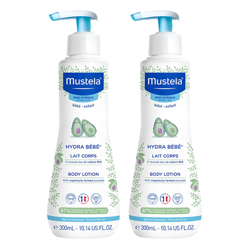 무스텔라 이드라 베베 바디로션, 300ml, 2개