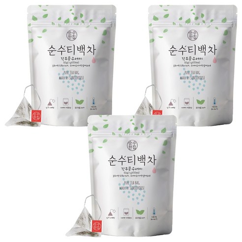 순수한집 작두콩수세미차 삼각티백