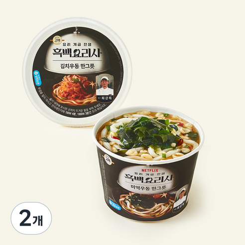 [로켓프레시] 고메 흑백요리사 최강록셰프 미역우동 한그릇 용기
