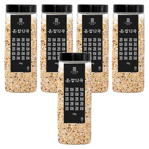 도정공장 혼합 12곡, 1kg, 5개