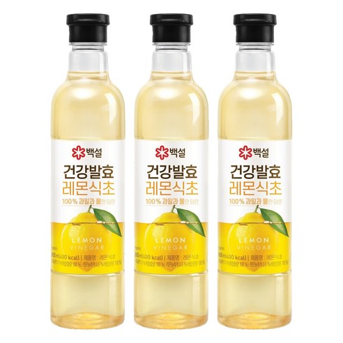 백설 건강발효 레몬식초