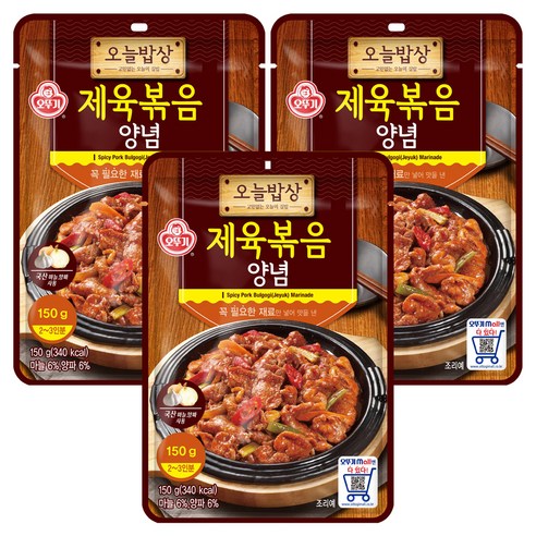 오뚜기 오늘밥상 제육볶음양념