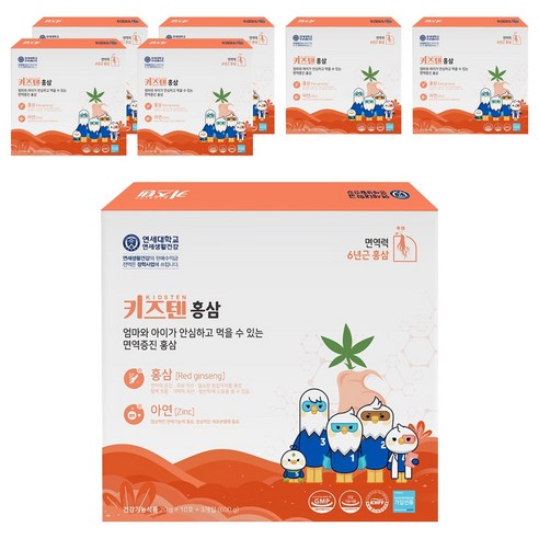 키즈텐 홍삼, 600g, 7개