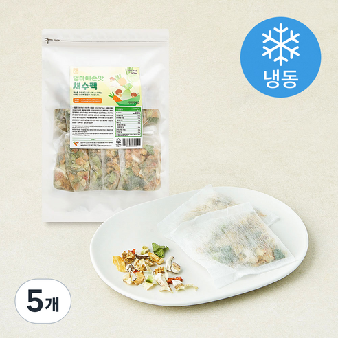 [로켓프레시] 엄마애바다 엄마애손맛 채수팩 10개입, 5개, 100g